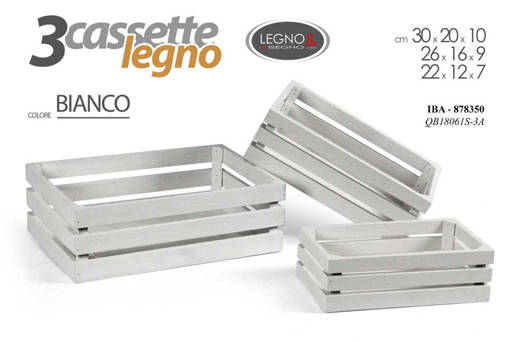 Iba/3 Cas.Bianco H10/9/7Cm   Qb18061S/3A