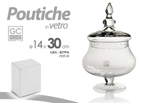 GC Home Poutiche Vetro Tras 14*30Cm Pot-30