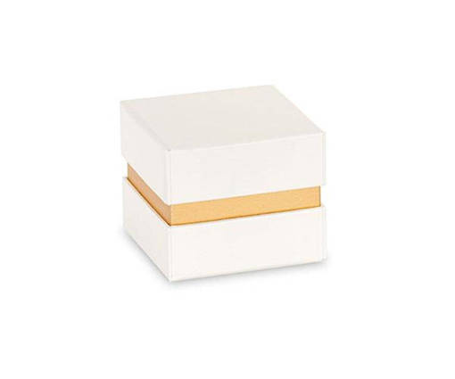 Cupido 6 Pezzi Scatola Avorio/Oro C/Inserto 70X70X60