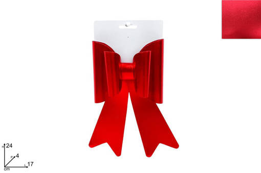 Doppio Fiocco Laminato 24Cm Rosso