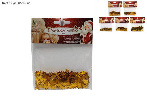 Decorazione Confetti Nat. 10Gr 5Ass Oro