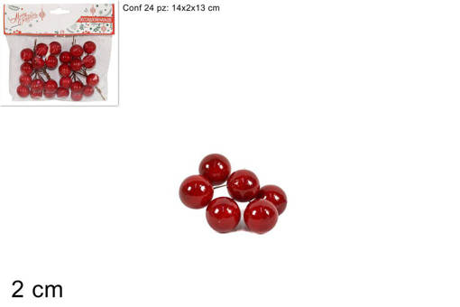 Busta 24 Bacche 2 Cm