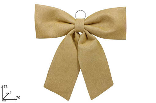 Fiocco Glitterato 70 Cm Oro