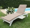 Cuscino  Lettino Sfoder Imperme 194,5x59 cm Tortora CU805637