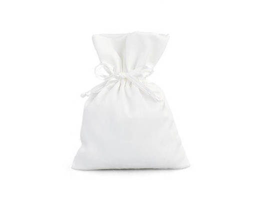 Cupido 12 Pezzi Sacchetto Raso Bianco , 28343