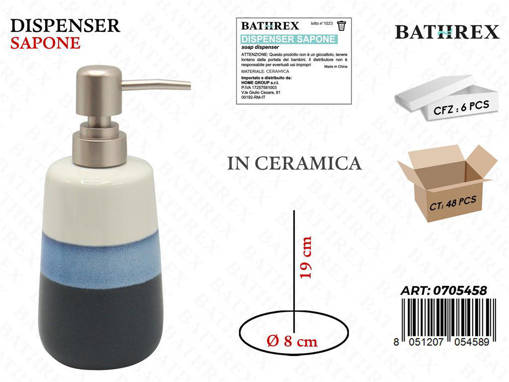 Bathrex Dispenser Sapone Ceramica