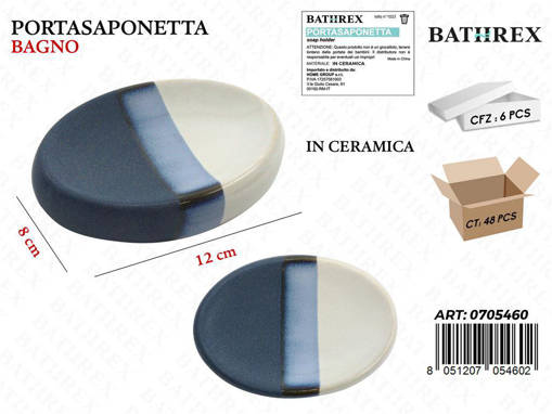 Bathrex Porta Saponetta In Ceramica