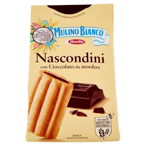 Mulino Bianco Nascondini Biscotti con Cioccolato da Mordere 330g