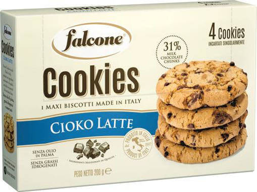 FALCONE COOKIES CIOKO LATTE GR.200                          