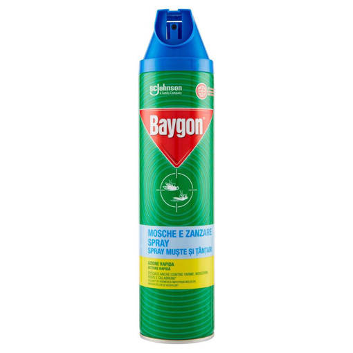 Baygon Mosche e Zanzare Spray 400 ml