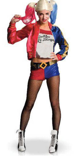 HARLEY QUINN  SUICIDE SQUAD  COSTUME BAMBINA CM 148/160