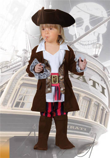 COSTUME PER BAMBINI CORSARINO TAGLIA 4+ (88 CM SPALLA-TERRA) ANNI COD57029