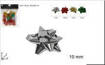 Coccarde 5 Cm Set 25 Pz Busta 4 Col Yl23-29