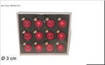 Palla Vetro 3Cm Set 12Pz Rosso In Box Yj24046R