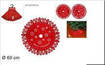 TAPPETO PER ALBERO DI NATALE 60CM 2ASS ROSSO GLD-14098-60/R