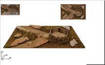 Superficie Naturale Per Presepe C/Recinto 58X38Cm Art. 61981.97