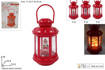 LANTERNA PLASTICA 18 CM C/LUCE E MOVIMENTO NEVE 3 ASS 68426P-H7/6/8