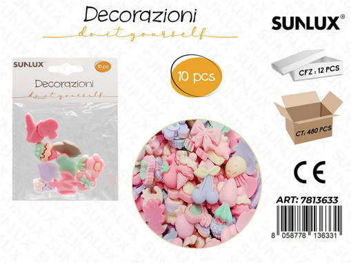 Sunlux Decorazioni Ass. 10Pcs /Pz Da 12**