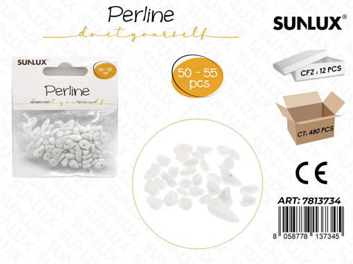 Sunlux Perline Pietra Dec. 50-55Pcs /Pz Da 12**