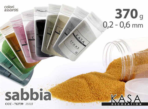 D&Casa SABBIA 0,2-0,6MM 370G D6X12CM 15133