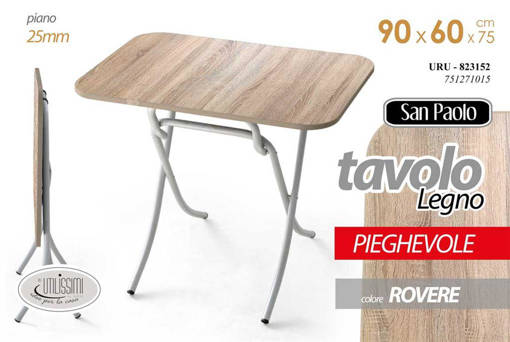 Legno&Disegno Tav.Rett Col Rov 90*60*75Cm 10157-Sg