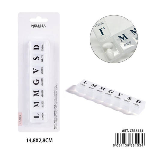 Dc Care P/Pillole Settim. 7Posti 14.8X2.8Cm Rett.