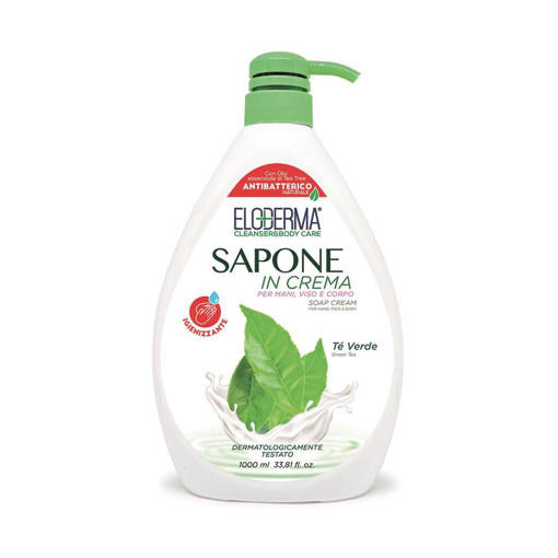 Eloderma Sapone in Crema Thé Verde 1 Lt