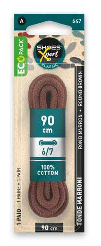 Shoes'Xpert Stringhe Tonde Marroni 90Cm/1P