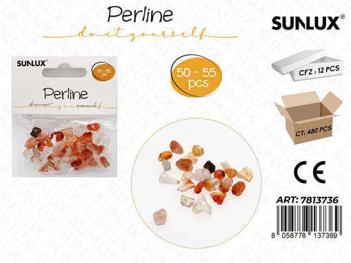Sunlux Perline Pietra Dec. 50-55Pcs /Pz Da 12**