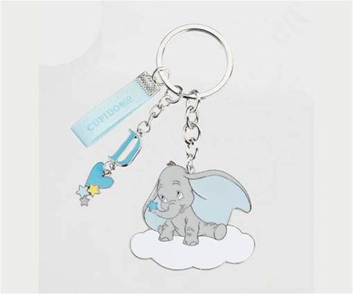 Cupido 6 Pezzi Portachiavi Metallo Dumbo Azz., 69545