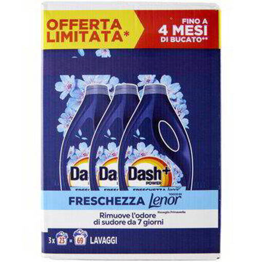 Dash Liquido + Power 3X23 Lav. Freschezza Lenor 