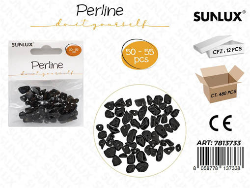 Sunlux Perline Pietra Dec. 50-55Pcs /Pz Da 12**