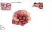 Pinzone Fiore Rosa C/Glitter Oro 2019312