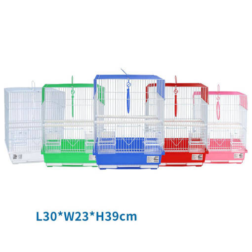 Nobleza Gabbia per uccelli quadrata L30*W23*H39cm