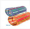 Nobleza Set di tunnel per gatto L90cm