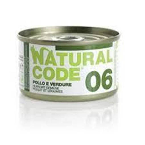 Natural Code 06 Pollo E Verdure , Lattina 85G