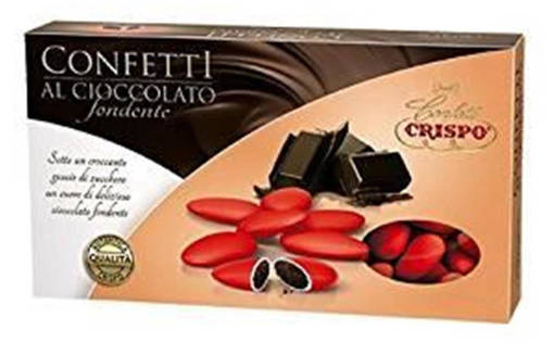 Crispo cioccolato fondente, 1kg rossi