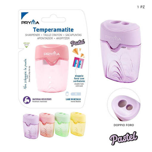 Pryma Temperino C/Cont. Pastel 2Fori Bl. 0219070
