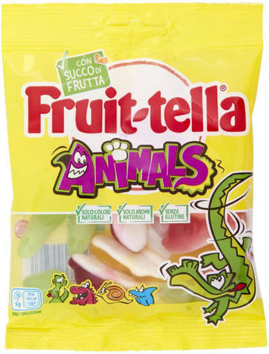 Fruittella Bta Animals Imp 90G 18B