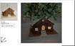 Casa Base Albero 30 Cm Con Luce Batteria Hcm22070-30
