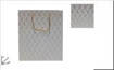 Busta Regalo 26X32X12 Effetto Trapunta Beige Oro V9-2303-Be