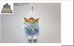 Appendino Angioletto 17 Cm Con Vestito Rainbow In Display Xcn96660