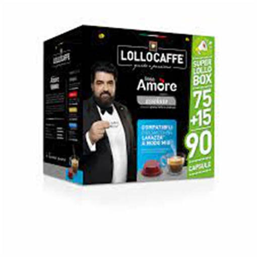 Lollo Box Compatibile A Modo Mio Assoluto 90 CAPSULE