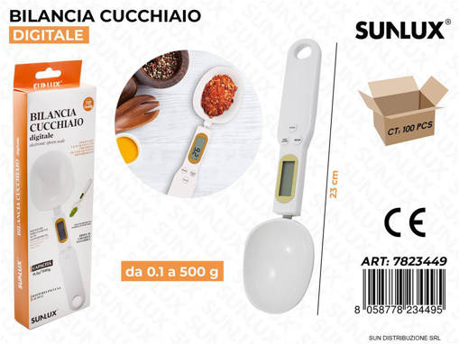 Bilancia Digitale Cucchiaio Da 0.1 A 500G /Pz Da 5**