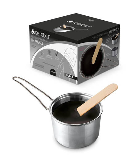 Setablu Cera Depilatoria in Vaso 110 ml BLACK