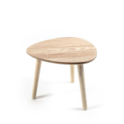 Mercury Tavolino In Legno Effetto Naturale 39X39Xh.32 Cm In Confezione Termoretratta