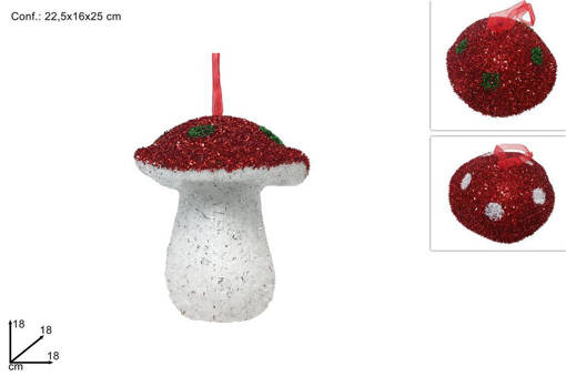 Appendino Fungo 18Cm 2Assortimenti