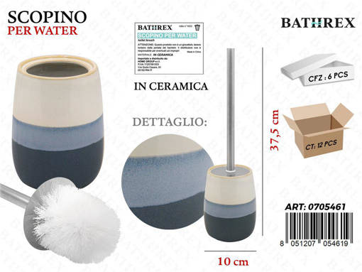 Bathrex Portascopino Wc In Ceramica