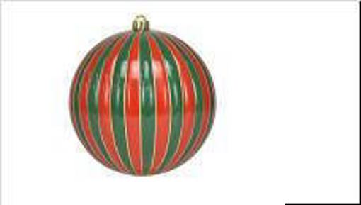 Nataluna Sfera Spicchi 20Cm Rosso/Verde