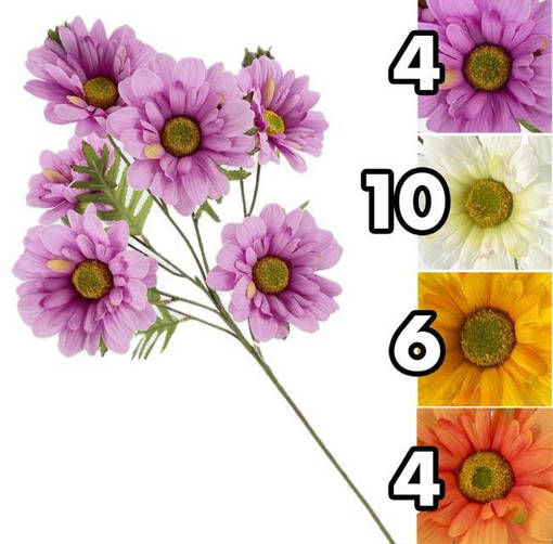 STELO DAISY COLORFUL 55CM 4 ASS.